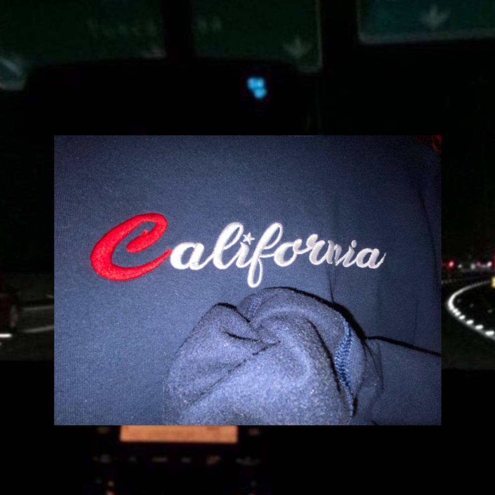 Navy blue California crew neck